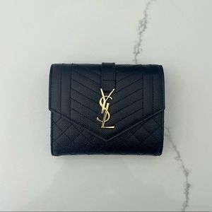 ‼️NWT‼️ Authentic Saint Laurent Tri-Fold Wallet